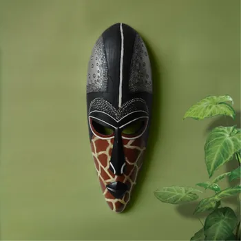 Unikaalne looduslik ja Põlised Ilu-Aafrika Inimeste Näo Mask Seina Riputamise Retro Kodu Kaunistamiseks Värviline Liialdatud Kunsti-Käsitöö