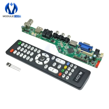 Universal LCD Kontroller, Juhatuse Resolutsiooni TV Emaplaadi VGA HDMI AV-TV-USB-HDMI-Liides Juht Pardal Moodul