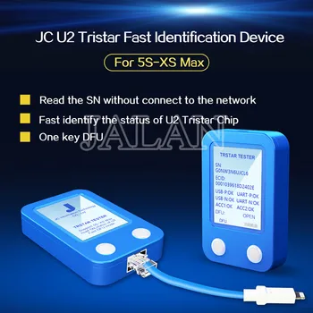 UUS JC U2 Tristar Tester iPhone 5S 6S PLUSS 6p, 8P 7 XS MAX U2 Laadimine IC Süü SN Seerianumber DFU Kiire Detektor Tööriist