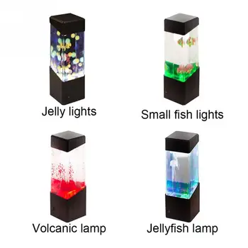 Uus LED Akvaariumi Millimallikas Lamp Öö-Öö Valgust Kodus Laua Kaunistamiseks Tuled Magamistuba Stading Tuba, Lapsed Kingitusi