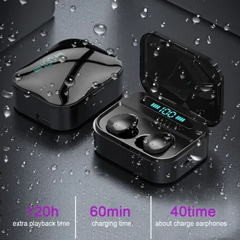 Uus X7 TWS Bluetooth Kõrvaklapid Traadita BT5.0 IPX7 Veekindel Earbuds Edastamise Kaugus Tõsi, Traadita Stereo Peakomplekt
