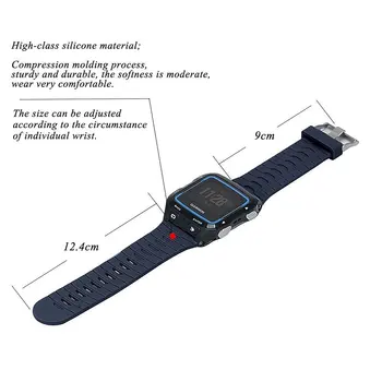 Vastupidav Pehmest Silikoonist Rihm Watch Band Lugs Adapterid Garmin Forerunner 920XT Reguleeritav Pikkus Asendamine Randme Watchband