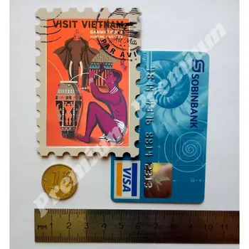 Vietnam suveniiride magnet vintage turistide plakat