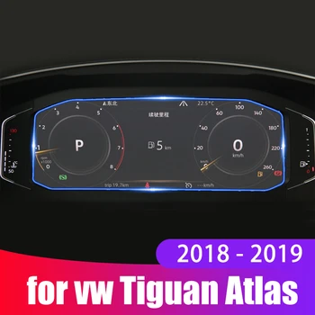 Volkswagen VW Tiguan Atlas 2018 2019 2020Car Armatuurlaua Monitori Screen Protector Film Kate Sisekujundus Kleebis sisustuselemendid