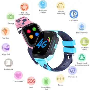 Y95 Lapse Smart Vaata Telefoni GPS-Veekindel Lapsed Smart Watch 4G Wifi Antil-kaotatud SIM-Asukoht Tracker Smartwatch HD Video Kõne