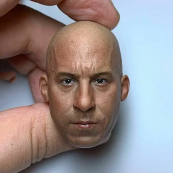 1/6 Vin Diesel Meeste Skulptuurid pea star Mees Nikerdatud pea Fit 12