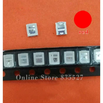 1000pcs/palju LED lamp helmed, punane 2835 SMD 0.2 W Super esile light-emitting diode