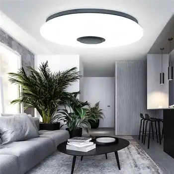100W Wifi Kaasaegne RGB LED laelambid Home Valgustus APP bluetooth-Muusika, Valgus, puldiga Magamistuba Lambid Smart Lae Lamp