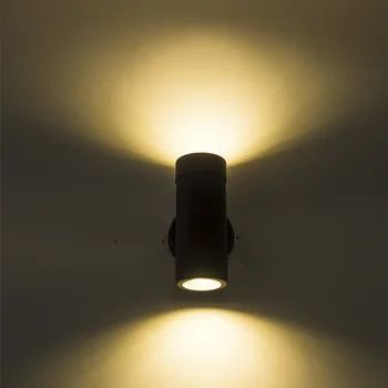 10W üles alla LED Seina Lamp IP65 Veekindel Indoor Outdoor must seinavalgusti köök, vannituba, magamistuba teenetemärgi valgustus