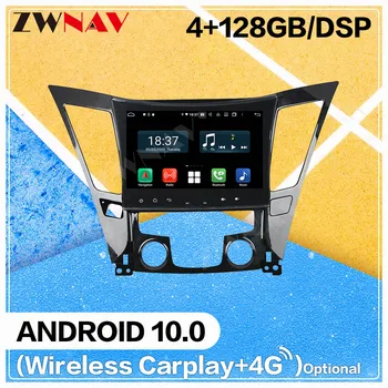 128GB Carplay Android 10 ekraan, DVD-Mängija, Auto Hyundai SONATA 8 2011 2012 2013 BT GPS Navi Auto Raadio Audio Stereo juhtseade