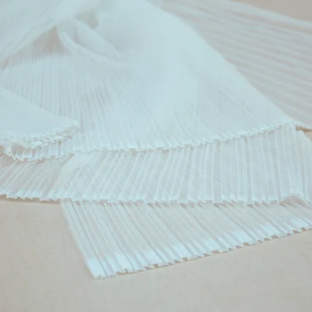 150x100cm Sirutada Orel plisseeritud kortsu marli pitsiline riie riie mood perspektiivi pulm kleit kiik suvel käsitöö