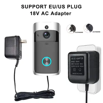 18V 500mA UK/EL/USA Plug Power Supply Adapter Trafo Laadija WiFi Traadita Uksekell IP Video Intercom Ringi Kaamera