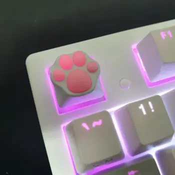 1tk Isiksuse Kohandatud ABS Silikoonist Kitty Paw Artisan Kass Käpad Padi Klaviatuur keyCaps jaoks Cherry MX Lülitid