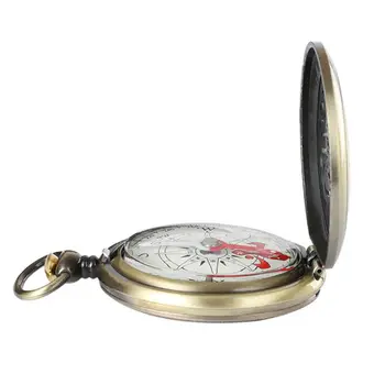 1tk Vintage Pronks Kompass taskukella Disain Outdoor Matkamine Navigatsiooni Kid Kingitus