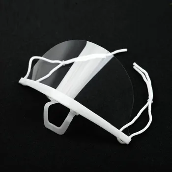 20 tükki Läbipaistev Maskid Plastikust Anti-fog Köök Restoran Spittle Peakokk Mask Tolmu Suu, Näo Mask Toidu Toitlustus Tervishoid