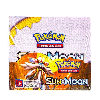 324pcs/kast Pokemon kaardid TCG: Sun & Moon Booster Box Laekuva Trading Card Game