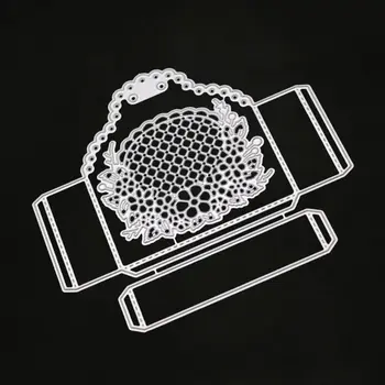 3D Candy Box Metalli Lõikamine Sureb Šabloon DIY Scrapbooking Album Tempel Paber-Kaardi Reljeef Käsitöö Decor