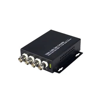 4-channel Digital Video Optilise Saatja Ühe kiu single-mode fiber optic converter FC 20KM