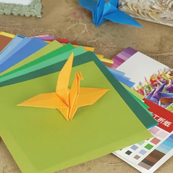 50 lehte DIY Origami Lapsed Volditud Paber Käsitöö Square Õie Origami Paber Ühepoolne Scrapbooking Decor Käsitöö Käsitöö Raamat