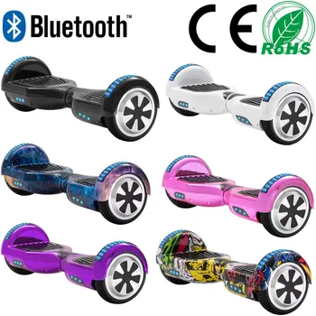 6.5 Tolli Enese Tasakaalustamise Motorollerid Odavaid LED Elektriliste Motorollerite Kaks Ratast Tasakaalu Rula Hoverboard Lapsed Bluetooth+Kott