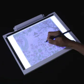 A4 Drawing Tablet Digitaalse Graafika Pad USB LED Light Box Jälgimise Koopia Pardal Elektroonilise Kunst Graafika Maalikunst Kirjutamine Tabel