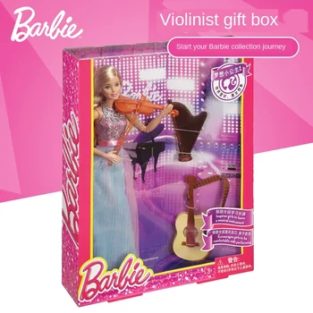 Algne Barbie Pulmad kleit Nukud Viiul, komplekt Fashionista Mänguasjad Tüdrukute Printsess Valik Bonecas Barbie Nukk Sünnipäeva Kingitused