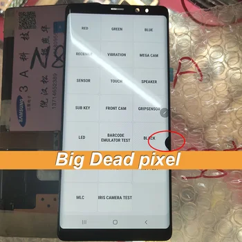 AMOLED lisa 8 LCD-Ekraani Samsung Galaxy märkus 8 LCD Ekraan Puutetundlik Digitizer Assamblee surnud pixel