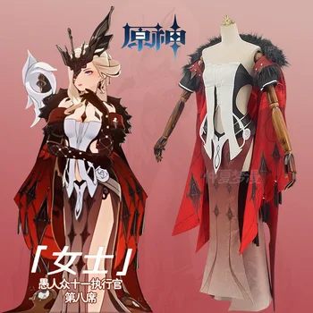 Anime Genshin Mõju NPC Mäng Sobiks Uhke Ühtne Cosplay Kostüüm Täielik Komplekt Halloween Pool Naistele Tasuta saatmine 2021New.