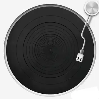 Anti-vibratsiooni Silikoon Kummist Padi LP Antislip Matt Phonograph Turntable Vinüül Kirje Mängijad Tarvikud #917