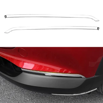 Auto Chrome udutule Kulmu Kate Sisekujundus Kleebis Garneering Teenetemärgi Ribadeks Mazda CX-30 CX30 2020 2021