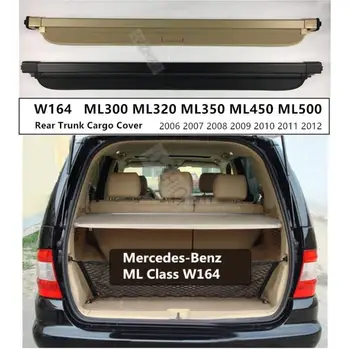 Auto Tagumine Pagasiruumi Security Shield Veose Katmiseks Mõeldud Mercedes-Benz ML-Klassi ML320 W164 ML350 ML500 2006-2012 Tarvikud