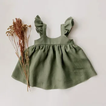 Baby Girl Kleidid Suvel Pehme Puuvillane Voodipesu (Solid Color Vastsündinud Beebi Tüdruku Riided Armas Imiku väikelapse Tüdrukute Riided