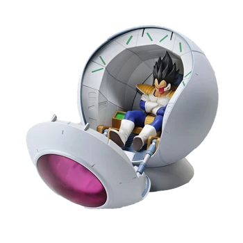 Bandai Joonis Tõusu Anime Dragon Ball Z Vegeta Saiyan Ruumi Kapsel Kosmoselaev Assamblee Mudel Lapsed Mänguasjad Kingitus Lastele