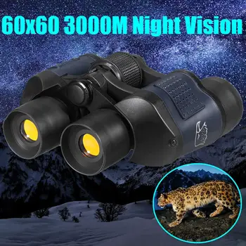 Binokkel High Definition Fikseeritud Suurendusega Teleskoop 60x60 HD Öise Nägemise 3000M Kaasaskantav Õues Jahindus Reisimine Optiline Öise Nägemise