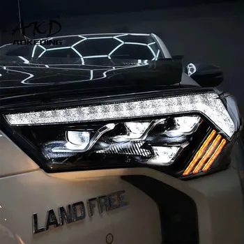 Car Styling Pea Lamp 4 Runner Esituled-2020 4Runner LED Vilkur PÄEVATULED, Dünaamiline Signaali projektori objektiivi auto Tarvikud