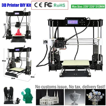 Ctc 2020 W5 3D Printer Reprap Prusa i3 DIY MK8 LCD 3d printer Drucker Impressora Imprimante Cv elektrikatkestus Trükkimine