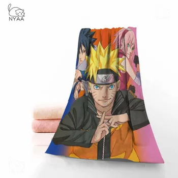Custom Anime Naruto Mood Saunalina Washcloth Kodutekstiili Reisi Käsi, Nägu Rätikuga Microfiber Vannitoas Rätikud Täiskasvanutele