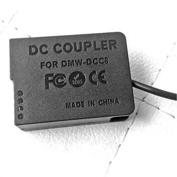 DCC8 Aku SM Koppel DMW-BLC12 BLC12PP jaoks Panasonic Lumix DMC-FZ200 G5 G6 G80 G85 G5K GH2K GH2S Kaamera