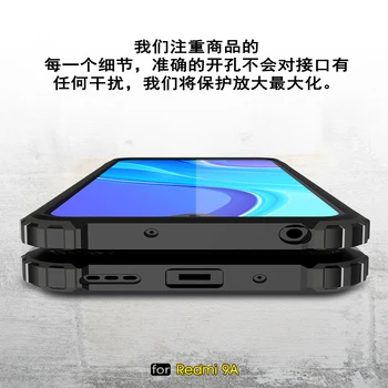 Eest Xiaomi Redmi 9A Juhul Kaas Anti-knock Kaitseraua Vastupidav Armor Silikoon tagakaas Redmi 9 Kaitsva Telefoni Puhul Redmi 9A