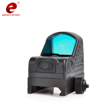 Element Airsoftsports Mini Red Dot Sight(MRDS) koos Metallist Alus Reflex Sight Reguleerimisala Softair Jahindus Tulistada Püss Reguleerimisala Silmist EX201