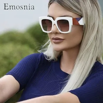 Emosnia Square Päikeseprillid Modis Classic Vintage Oculos De Sol feminino 2019 Luksus Naiste Brändi Disainer päikeseprillid UV400