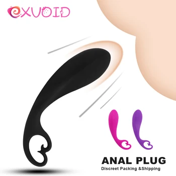 EXVOID Anal Plug Tõmba Ring Butt Plug Anal Sex Mänguasjad, Naiste, Meeste Anus Dilataatorid Vagiina Avatud Silikoonist G-spot Massager