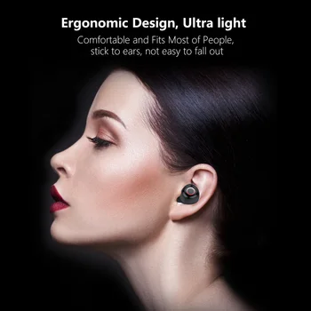 EZEAR X12 TWS Traadita Bluetooth-5.0 Kaasaskantav Earbuds HIFI Peakomplekti Aku LED-Ekraan ipx8-ga-Veekindel Kõrvaklapid