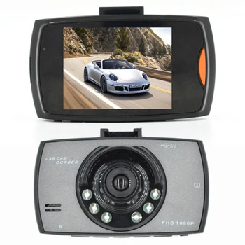 Full HD 720P Auto videosalvesti Kaamera Auto 2,4-Tolline Rearview DVR Kaamera Diktofon Auto Nägemine Sõidu Video Recorder