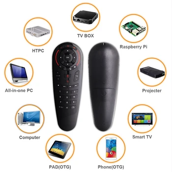 G30S 2.4 G Wireless Remote Control Voice Õhu Hiirt, 33 Võtmed, IR-Õppe Gyro Kaugseire Smart Remote jaoks Mäng Android Tv Box