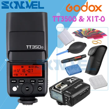 Godox Mini Speedlite TT350O Kaamera Välklamp TTL-HSS GN36 +X1T-O Saatja Olympus/Panasonic DMC-GX85 GH4 GH3 G6 G7 E-M5-E-M10