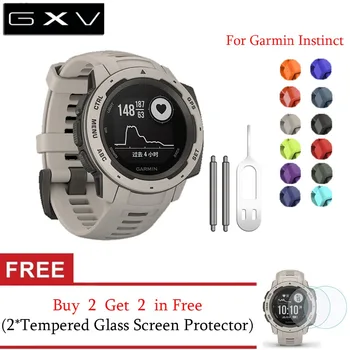 GXV Pehmest Silikoonist Asendamine Watch Band Quick Release Rihma Garmin Instinkt Adapteriga Vahendid