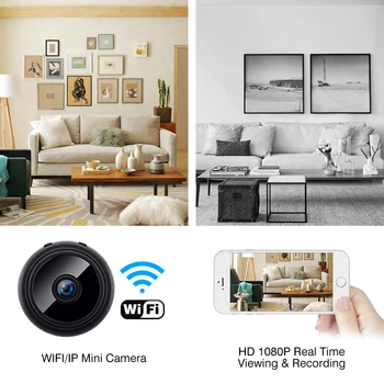 HD 1080P Mini WIFI IP Kaamera Wireless Home Security Car Dvr P2P Kaamera Night Vision-Motion Detect Mini Videokaamera Video Recorder