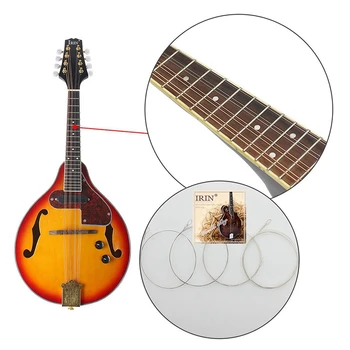 IRIN 8 String Elektrilised Mandoliin Stiil, Rosewood Fingerboard Reguleeritav String Instrumendi Kaabel