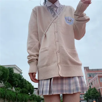 Jaapani Ühtne Cinnamoroll Kampsun, Kooli Õpilane Kampsun Anime Lolita Neiu Halloween Cosplay Kostüüm Talv Sügis Outwear